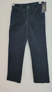 Girls Ralph Lauren Polo  Slim Stretch Corduroy Navy Blue Pants Size 8  NWT - Picture 1 of 9