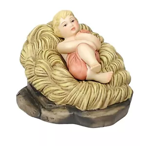 Grandeur Noel Edición Coleccionista 2001 Belén Repuesto Niño Jesús y Cuna - Imagen 1 de 15