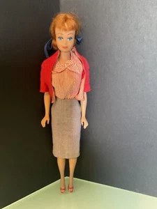 1960s Vintage Barbie Midge Redhead Straight Leg Doll w/ Freckles 1964-1966 - Picture 1 of 16