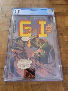 G-I In Battle #9 - Farrell, 1953 - CGC 4.5 Off-white To White Pages - Picture 1 of 11