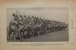 1914 WW1 Estampado Primera Lucha En Egipto Bikanir Camello Corps - Imagen 1 de 1