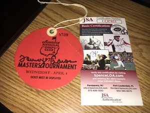 Tommy Aaron Winner  Signed 1973 Masters Ticket JSA - Picture 1 of 1