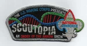 2001 Nat. Jamboree, Scoutopia OA/Marine Corps Show FJSP, SMY Brd., Mint! - Picture 1 of 1