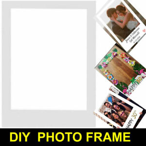 DIY Photo Booth Props Blank Picture Frame Background Birthday Wedding Hen Party