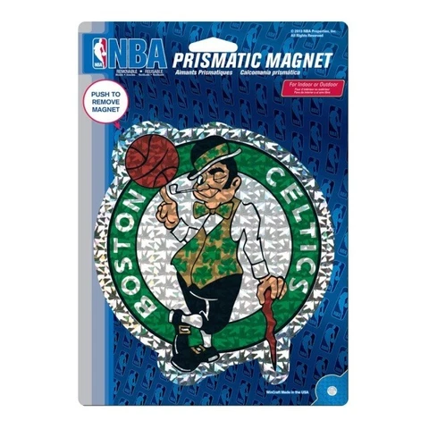 BOSTON CELTICS NBA PRISMATIC DIE CUT FLEX MAGNET 6"X9" -WINCRAFT INC MADE IN USA Cover