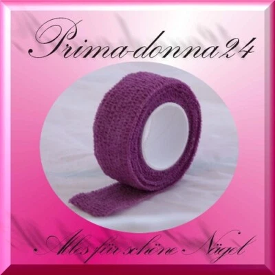 PRIMA-DONNA24 2 x Feilschutz Fingerschutz Tape Haftbandage Flexbandage Flex Wrap Lila 2,5cm