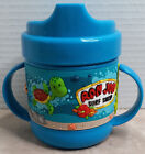Ron Jon Surf Shop Baby Sippy Cup Blue 3D Rubber Sea Animal Theme 3" A229