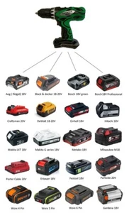 Adaptador de batería para herramientas antiguas Hitachi 18V (adaptadores Jadapters) - Imagen 1 de 21