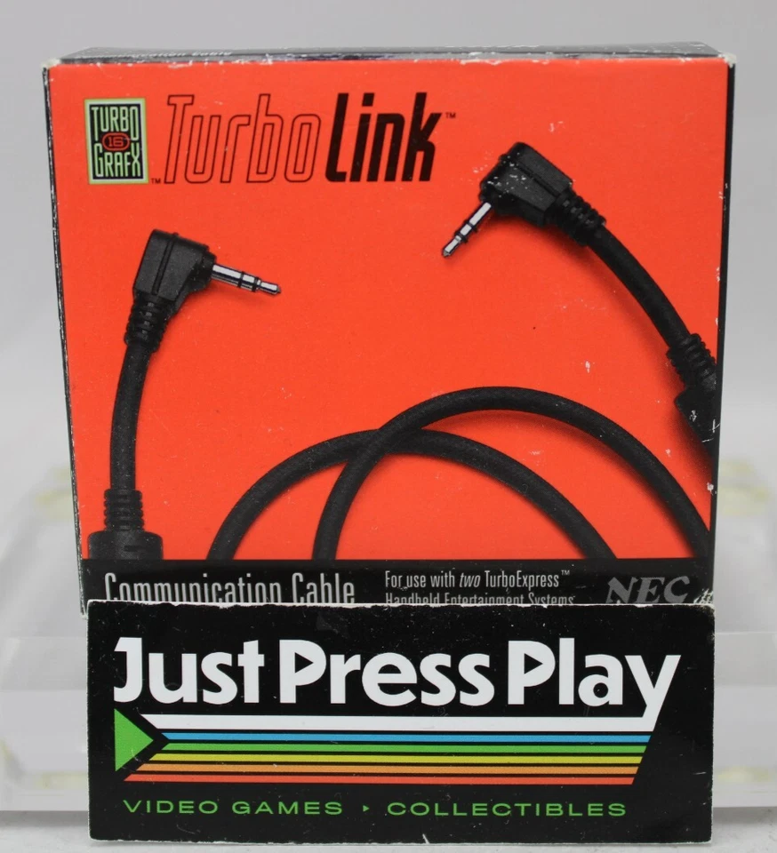 Turbo Grafx-16 Turbo Link Communication Cable Turbo Express NIB - Image 1 of 4