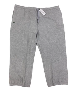 NEU Lacoste Sport Big & Tall Fleece Herrenjogginghose silbergrau China XH8426 Neu mit Etikett - Bild 1 von 10