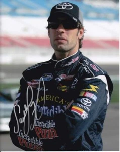 Foto firmada de Nascar Scott Lagasse Jr 8x10 Certificado de Autenticidad - Imagen 1 de 1