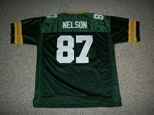 JORDY NELSON Unsigned Custom Green Bay Sewn New Football Jersey Sizes S-3XL - Picture 1 of 2