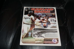 1974 CLEVELAND INDIANS BASEBALL PROGRAM VS WHITE SOX NR MINT NEATLY SCORED - Picture 1 of 3