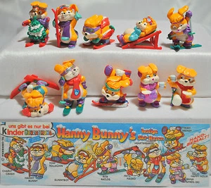 KINDER FERRERO SORPRESINE SERIE COMPLETA HAPPY RABBITS SKI BUNNIES + CARTINA (D) - Imagen 1 de 12