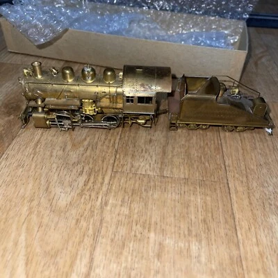 United brass lima ho train locomotive and tender 0-6-0 - Image 1 of 4