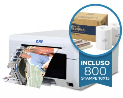 Kit de impresora DNP DP-DS620 + papel y cinta para 400 impresiones 15x20 o 800 i - Photo 1/2