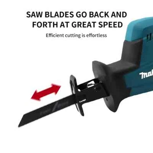 Makita DJR189 18V cordless brushless reciprocating saw, rechargeable power tool. - Picture 1 of 6