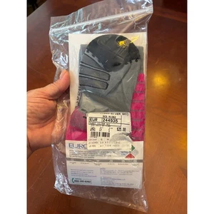 EURO Damen süße silberne Skisocken grau pink Größe Small neu mit Etikett Winter sportlich - Bild 1 von 5