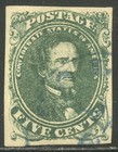 CSA #1 Used - 1861 5c Green ($175)