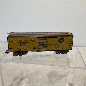 Marx 35461 3/16" tinplate PFE Reefer Metal Scale trucks wheels Pacific Fruit Xpr - Picture 1 of 14
