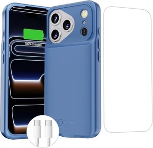 Funda Batería para iPhone 17 Pro con 15W Rápido Real Potente 8500mAh Portátil - Imagen 1 de 6