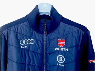 DSV BOGNER HERREN TEAM SKI SOFTSHELL JACKE BLAU Gr M NEU  - Bild 1 von 4