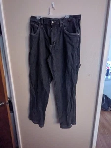 FUBU Jeans Mens 38x34 Vintage Y2K Baggy Pants Loose Carpenter Skate Pipe Adult - Picture 1 of 3