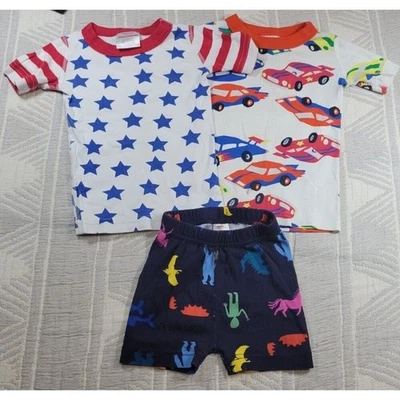 Hanna Andersson органический хлопок 3шт набор размер 90 (3T) - звезды, автомобили и существа - Изображение 1 из 4