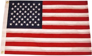 Taylor Made Sewn Flag for Boats, 12" x 18", -Nylon, Fade Resistant, Brass Gro... - Picture 1 of 7