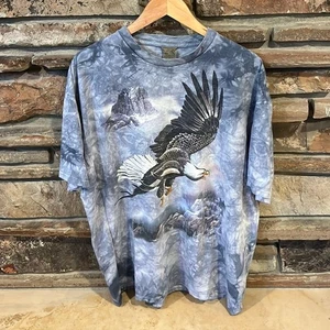 Camiseta gráfica de manga corta The Mountain Tie Dye Soaring Eagle 1997 vintage - Imagen 1 de 7