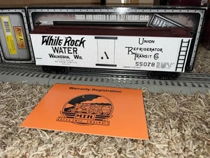 MTH Electric Trains 30-8612 Die-Cast White Rock Water Reefer w/box C-9 - Picture 1 of 9