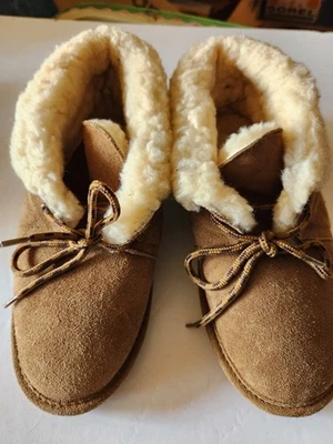 Bearpaw Marrón Gamuza Bota Zapatilla Zapatos 5 Foto 1 de 4