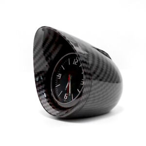 Carbon Fiber Electronic Car Dashboard Clock Automotive Luminous Backlight Clocks