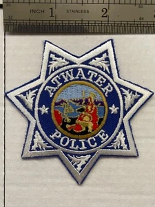 ATWATER POLICE California / Brust / Hut Aufnäher / Tactical / Sammlerstück Patch - Bild 1 von 1