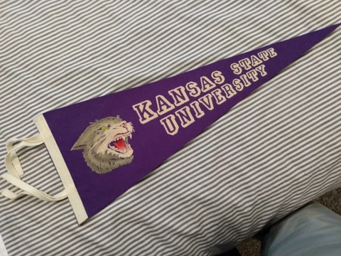 Kansas State Wildcats Pennant, 8.5 x 23.5" Cover