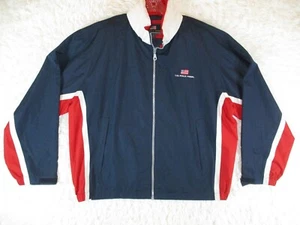 US Polo Assn Denim Co. - Men's Size 2XL XXL Jacket - USA Full Zip Blue Coat - Picture 1 of 12