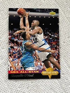Shaquille O'Neal 1993 Upper Deck Recruits Rookie Card #34 Autograph - Bild 1 von 2