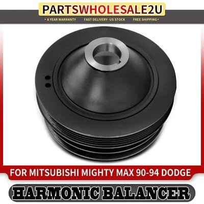 Equilibrador armónico para Dodge Ram 50 Raider Mitsubishi Mighty Max Montero V6 3,0 L Foto 1 de 4