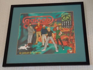 1996 Galoob Toys JOHNNY QUEST Animation Cel Art Signed Framed Matted Promo COA - Picture 1 of 2