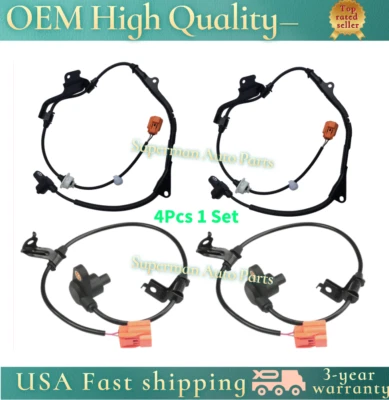 Sensor de velocidad de rueda ABS de 4 piezas para Honda 1998-2002 Accord Acura 1999-2003 CL TL Foto 1 de 4