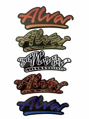 ALVA SKATEBOARDS ALVA STICKER ALVA SKATEBOARD STICKER SET “5” STICKERS 70’s 80’s 90’s