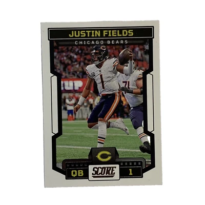 2023 Score Football   Card #99 Justin Fields - Chicago Bears - Image 1 of 2