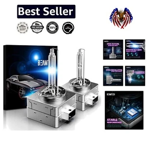 High Performance D1S HID Headlight Bulbs, 35W Xenon with 3800 Lumens - 2 Pack - Picture 1 of 9