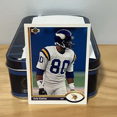 1991 Upper Deck Chris Carter 56 Minnesota Vikings Football Card 2G￼ - Image 1 of 2