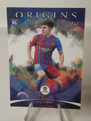 GAVI 2021 Panini Chronicles La Liga Origins Rookie RC Blue Prizm /99  SEE PICS - Image 1 of 4