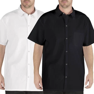 CHEF CODE Multi-purpose Work Shirt, Short Sleeves With Snap Buttons XS-5XL CC125 - Picture 1 of 4