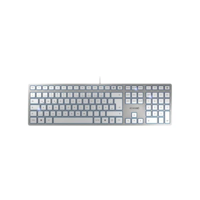 CHERRY KC 6000 SLIM Ultraflache Design-Tastatur silber - Bild 1 von 2