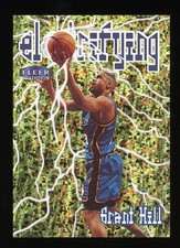1998-99 Fleer Tradition GRANT HILL Electrifying 90s Card Detroit Pistons