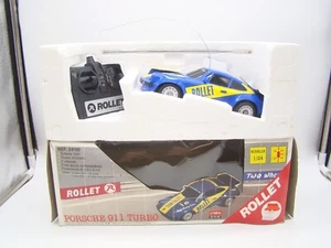 NIKKO - ROLLLET - PORSCHE 911 TURBO GUIDED RADIO - 1/24 - N°24190 - 1990 - ANTIQUE - Picture 1 of 19