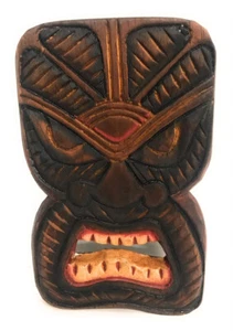 Money Tiki Mask Shield 8" Plaque - Pop Art Culture | #dpt514820 - Picture 1 of 1